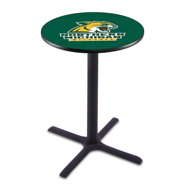 42" Blk Wrinkle Northern Michigan Pub Table